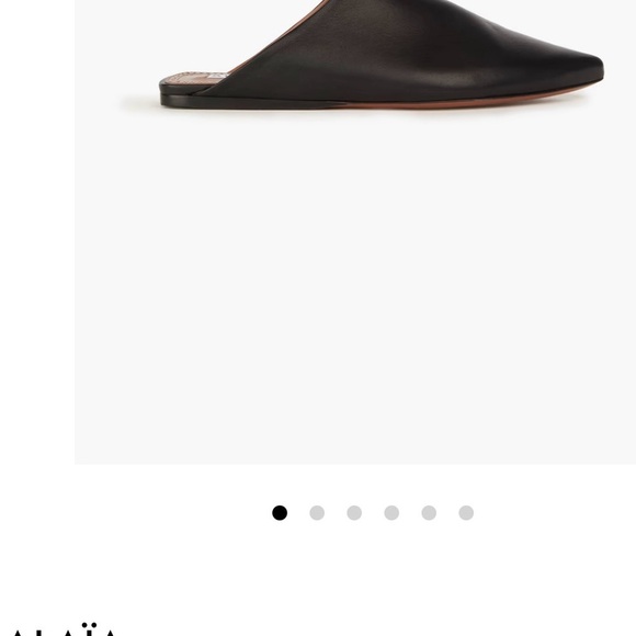 Alaia Black Leather Shoes. NWT. - Picture 9 of 9
